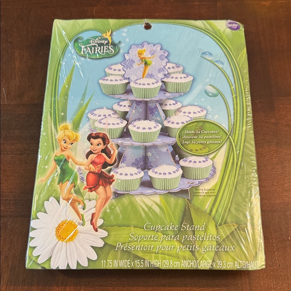 Disney Fairies Cupcake Stand Birthday Party Entertaining Decoration New Wilton
